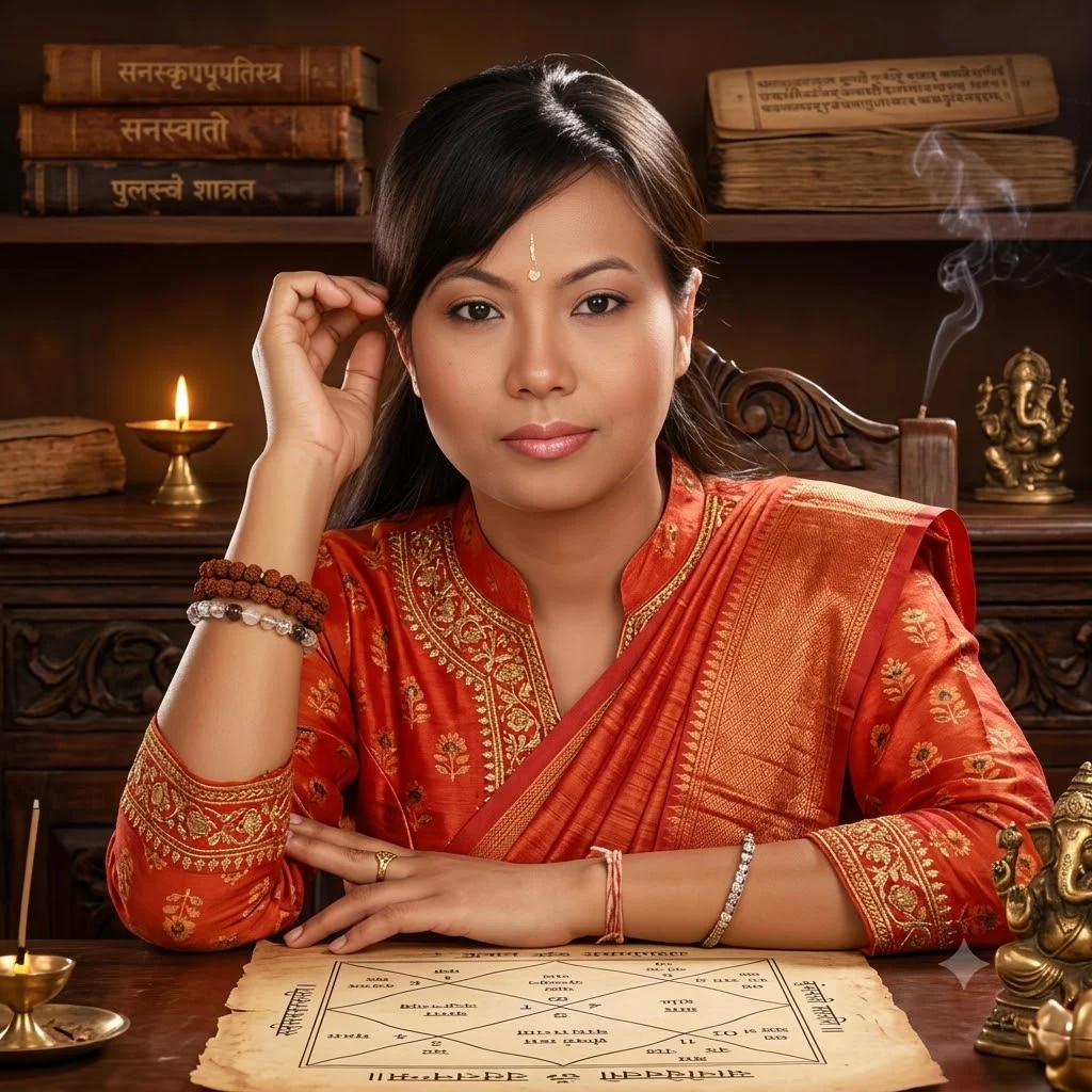 ASHA RANI RAJBONGSHI - Professional Astrologer & Founder