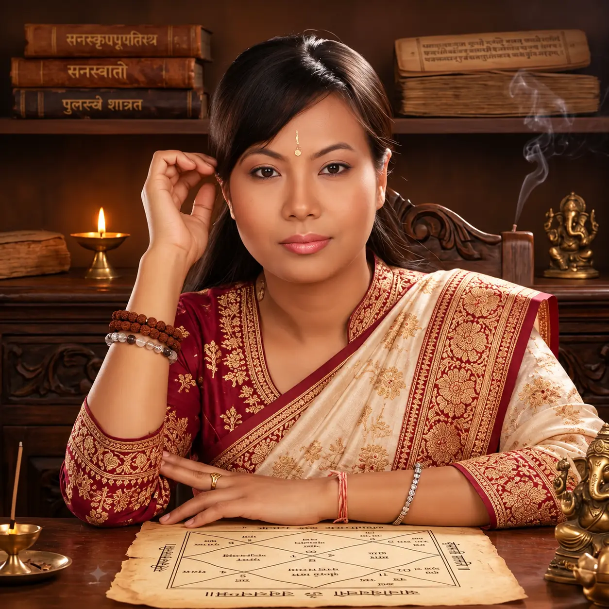 ASHA RANI RAJBONGSHI - Professional Astrologer & Founder