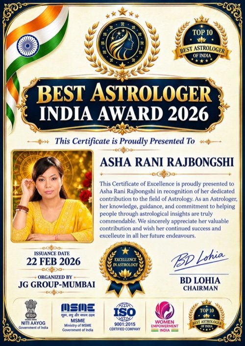 Best Astrologer India Award 2026 - JG Group Mumbai