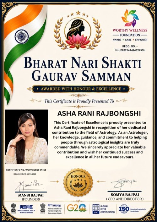 Bharat Nari Shakti Gaurav Samman — Worthy Wellness Foundation