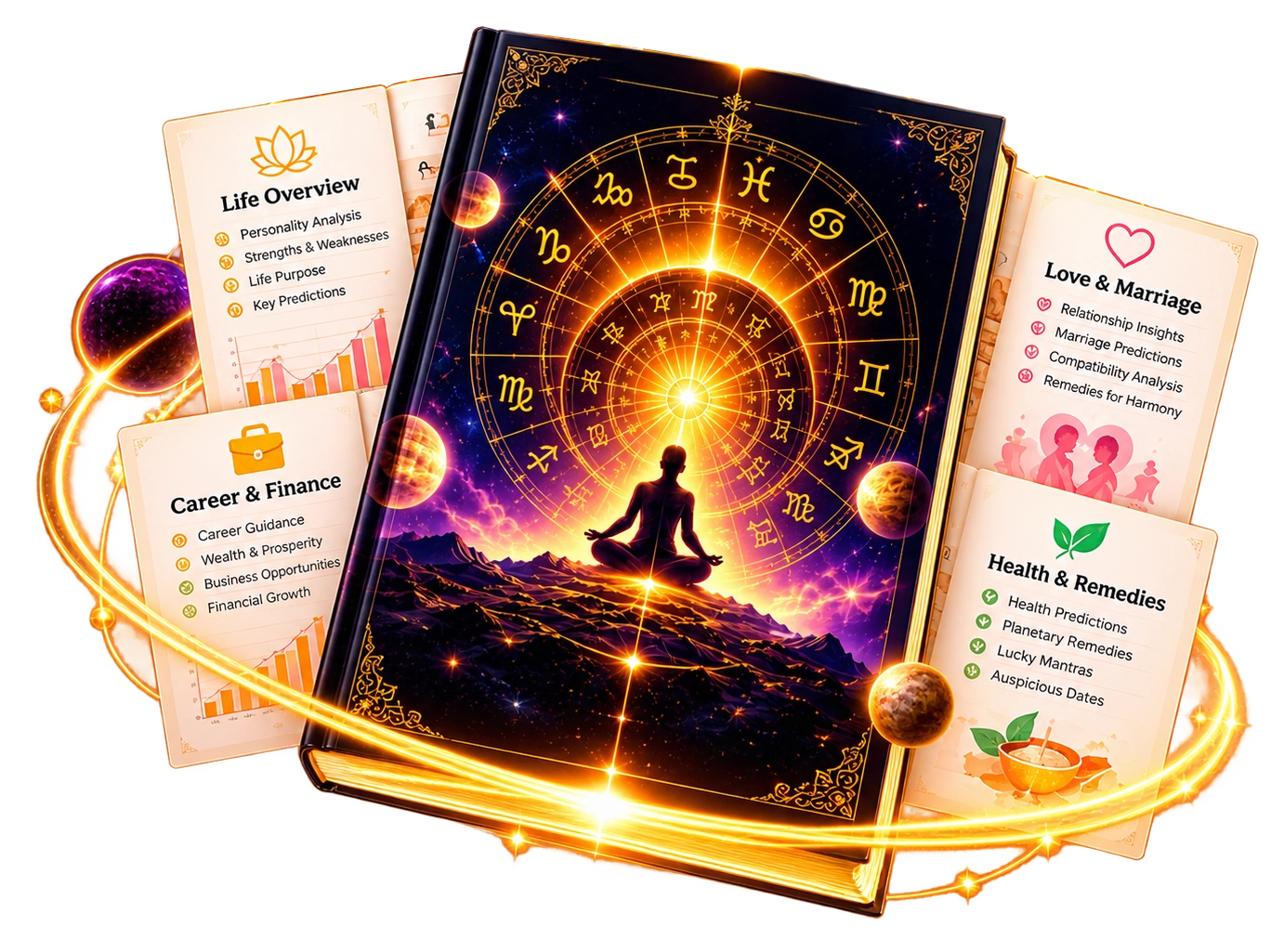 AstroNeev Personalized Kundli Report Artwork